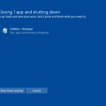 The Problem with the Shutdown Dialog