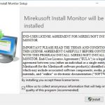 Setup Improvements in Install Monitor